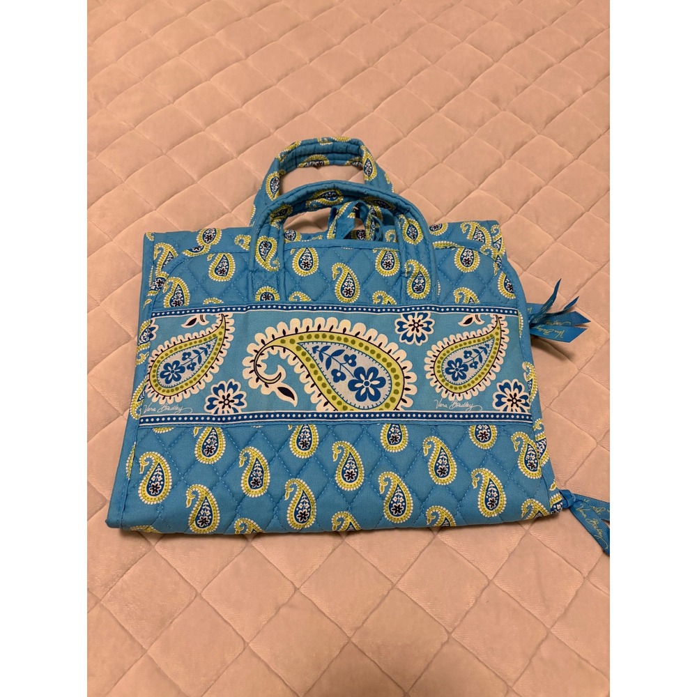 Vera Bradley Hanging Travel Organizer Cosmetic Bermuda Blue